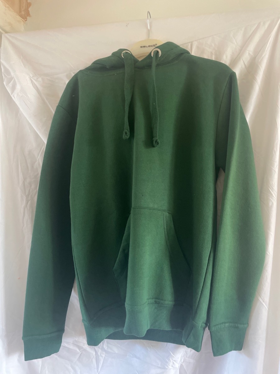 Green hoodie in good condition size small