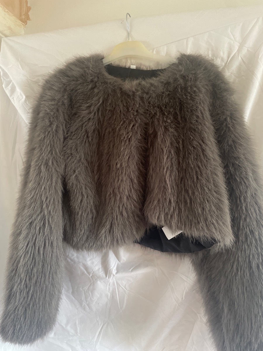 Peaofblrd fur  jacket size medium