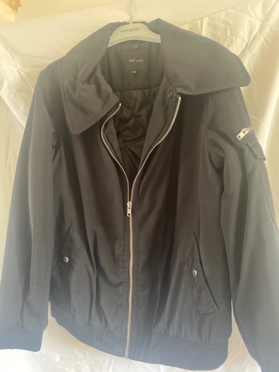 New look bomber jacket size 12