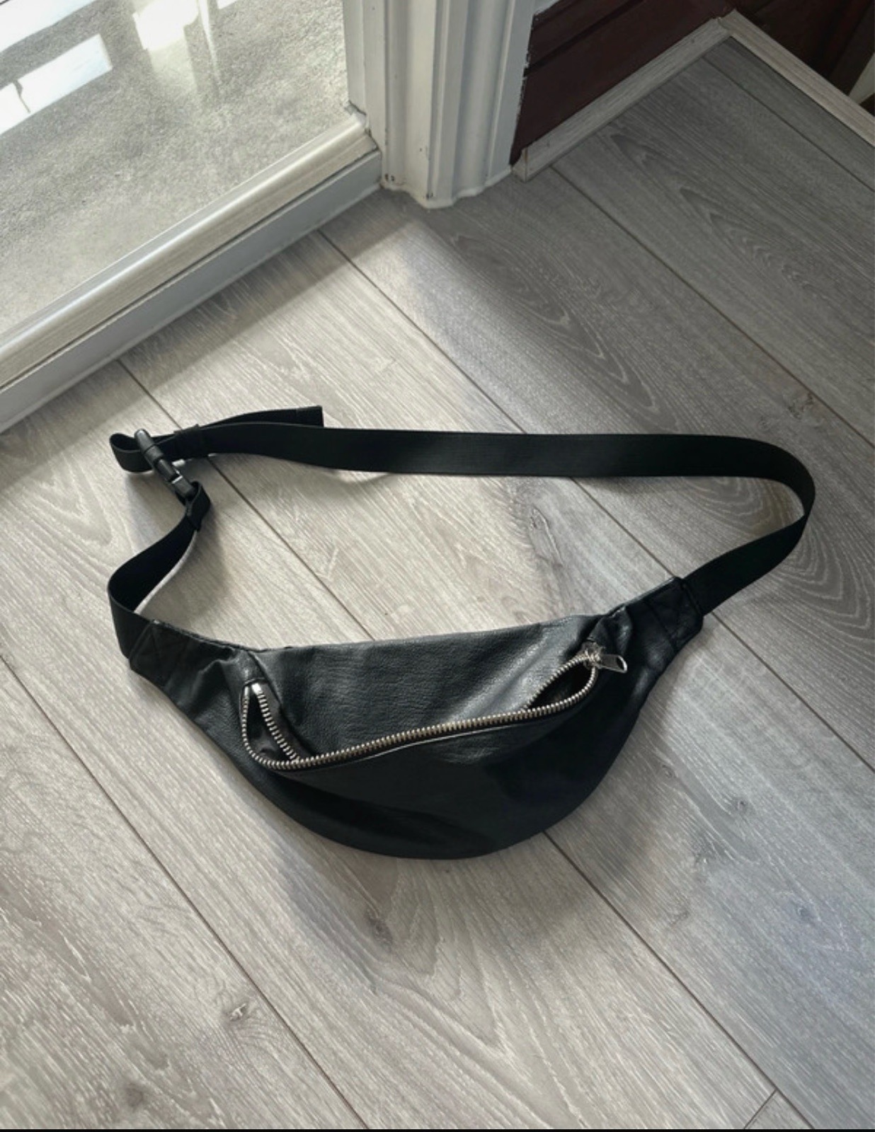 Monki Black Bumbag