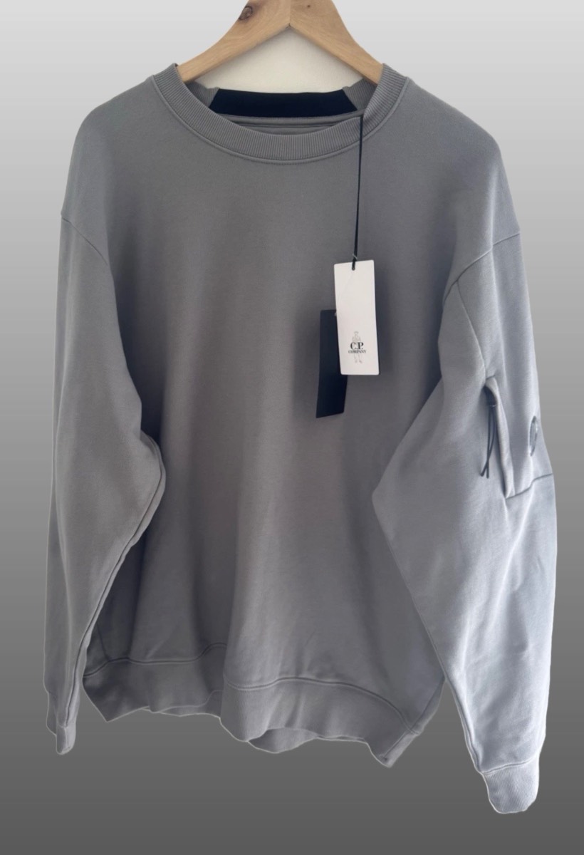 C.P Company Mens Lens Crew-Neck Sweater