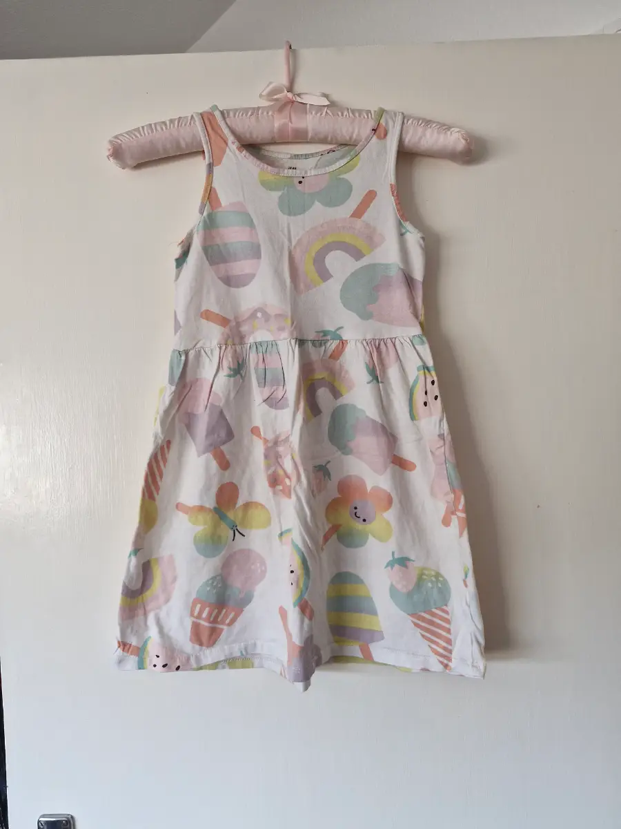 Pretty Girls Summer Dress – H&M – Age 6–8 Years
