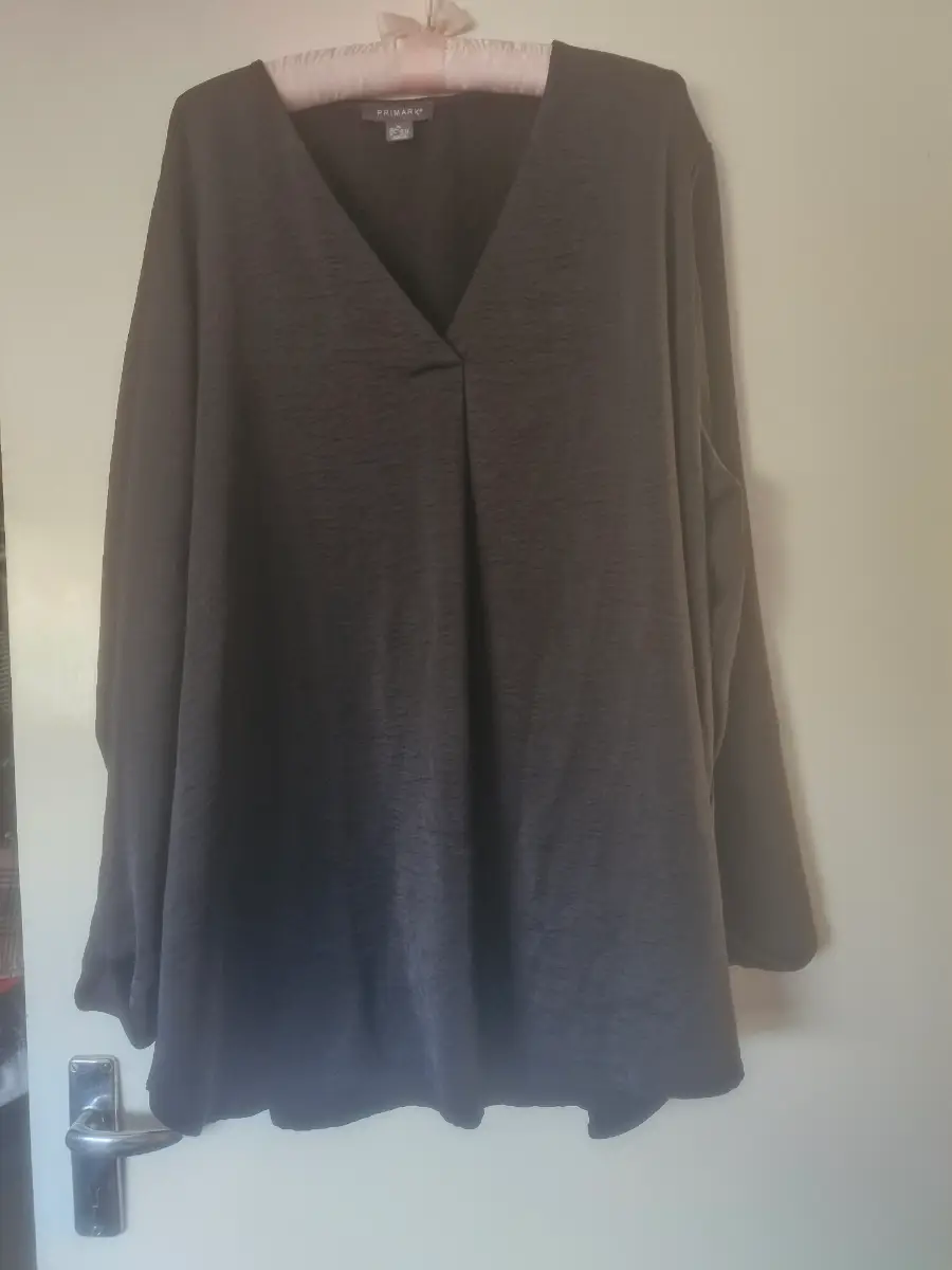 Primark Gorgeous Black Top / Dress | Size XL | Lightweight Flowy Fabric