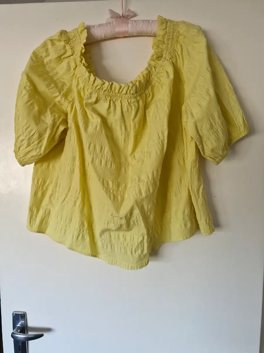Gorgeous Vibrant Yellow Gypsy Top | George | Size 22