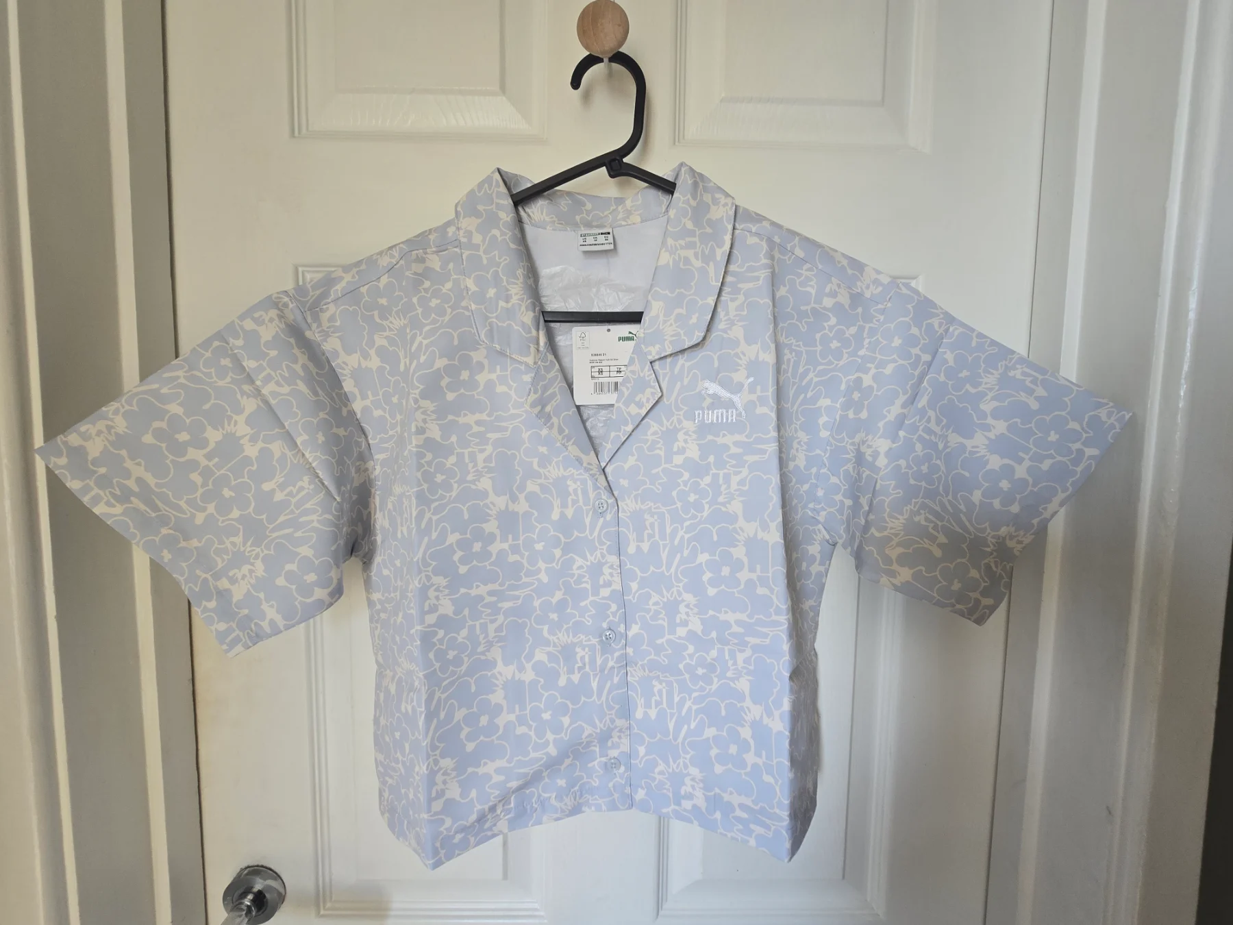 Puma boxy blue shirt