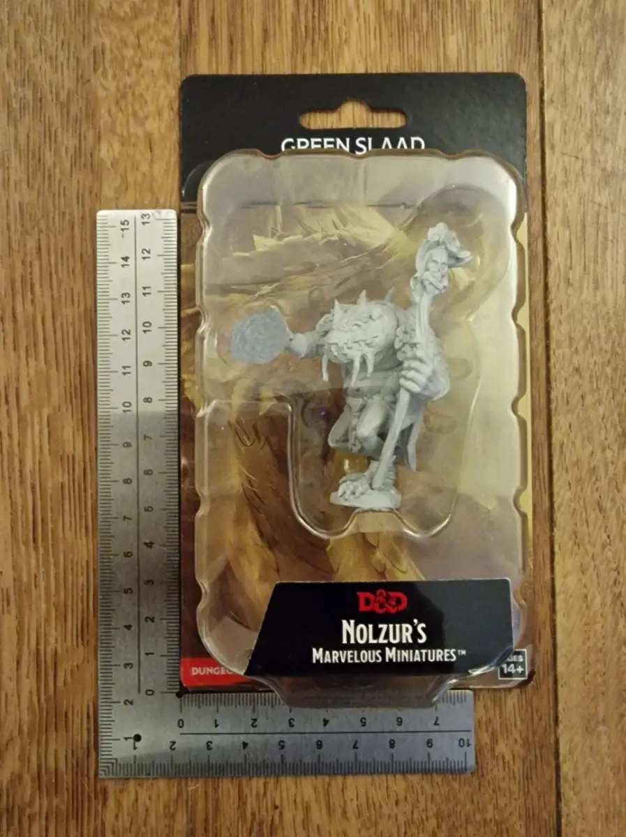 Green Slaad Dungeons and Dragons Nolzur's Marvelous Miniatures D&D DND in Pack MP