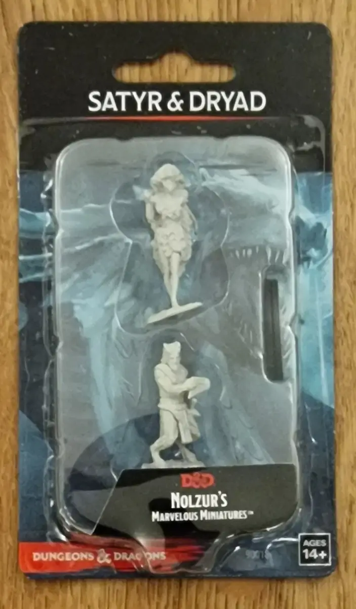 Satyr & Dryad Dungeons and Dragons Nolzur's Marvelous Miniatures D&D DND in Pack MP