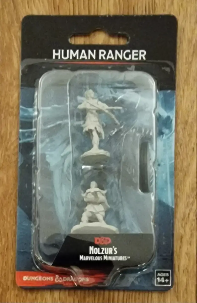 Female Human Ranger Dungeons and Dragons Nolzur's Marvelous Miniatures D&D DND in Pack MP