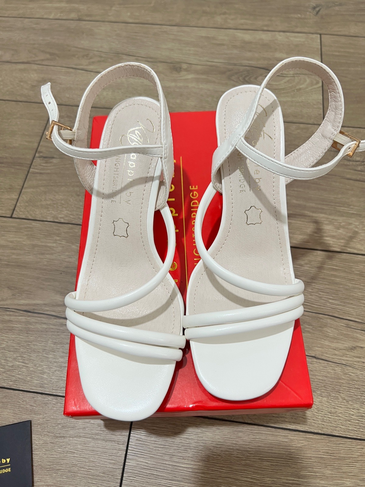 Kate Appleby White Multi-Strap Heeled Sandals UK 4 / EU 37 – BNIB
