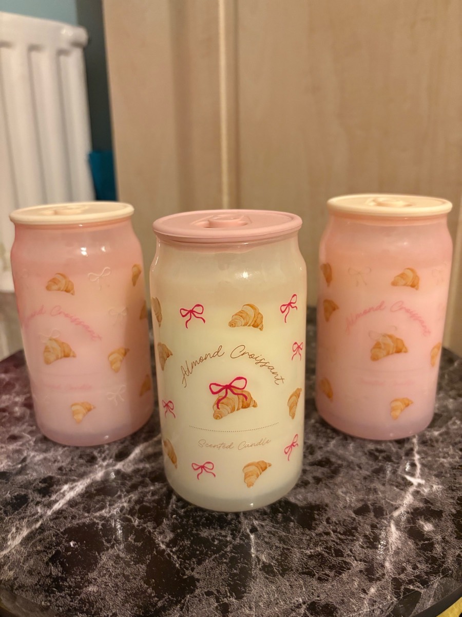 Viral Brunch Club 3 set soda can almond croissant candles
