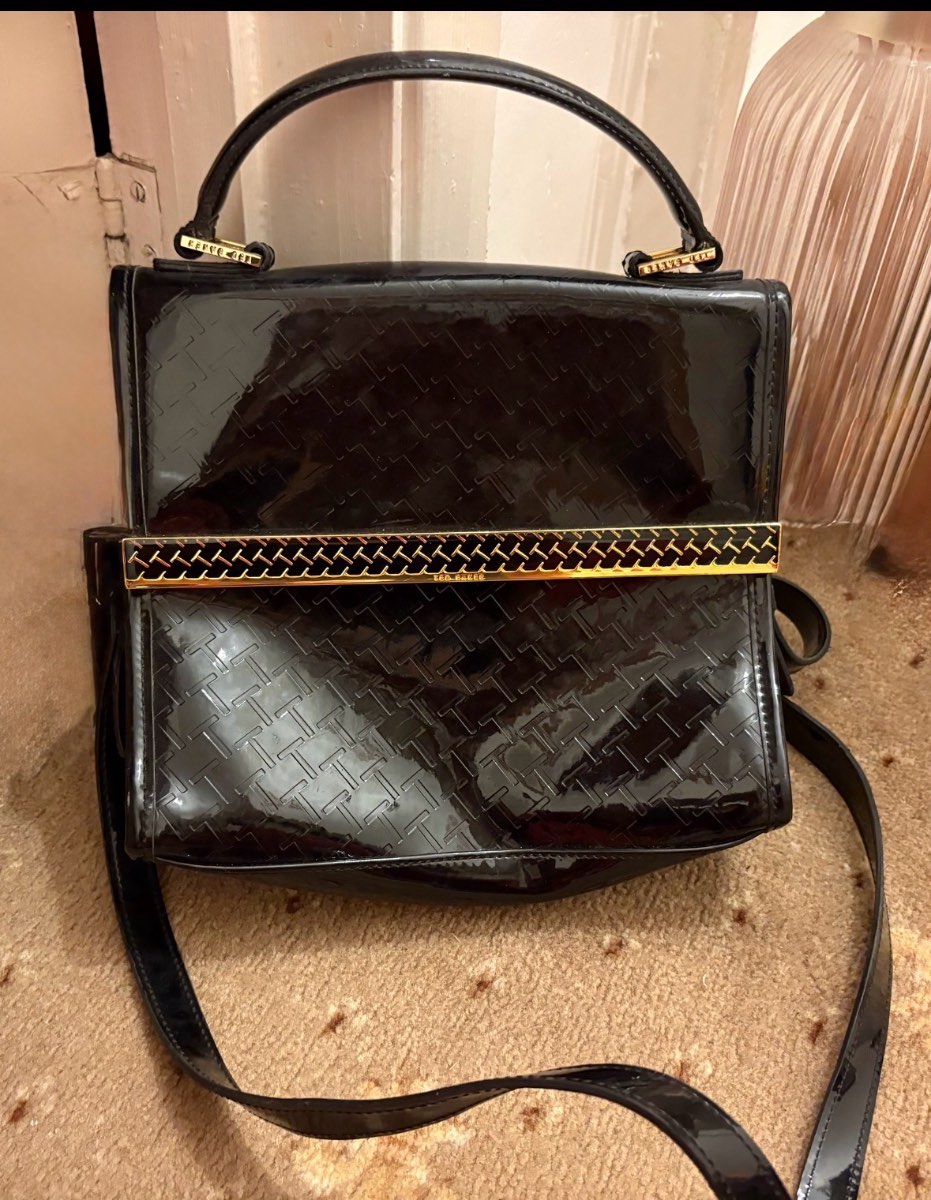 Genuine Ted Baker patent leather satchel new no tags