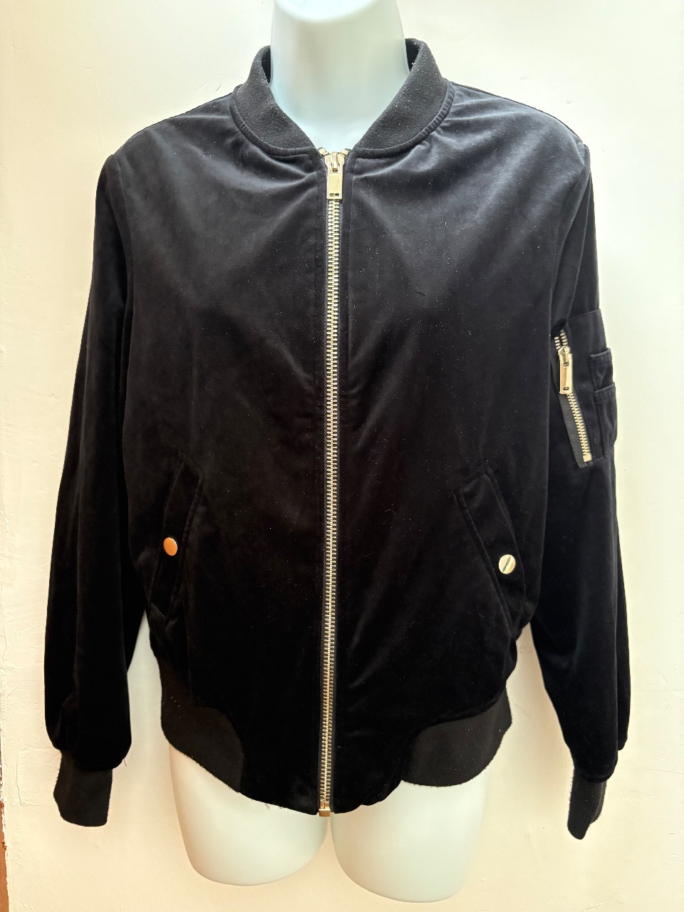 F&F velour type y2k bomber jacket size 10 (read description)