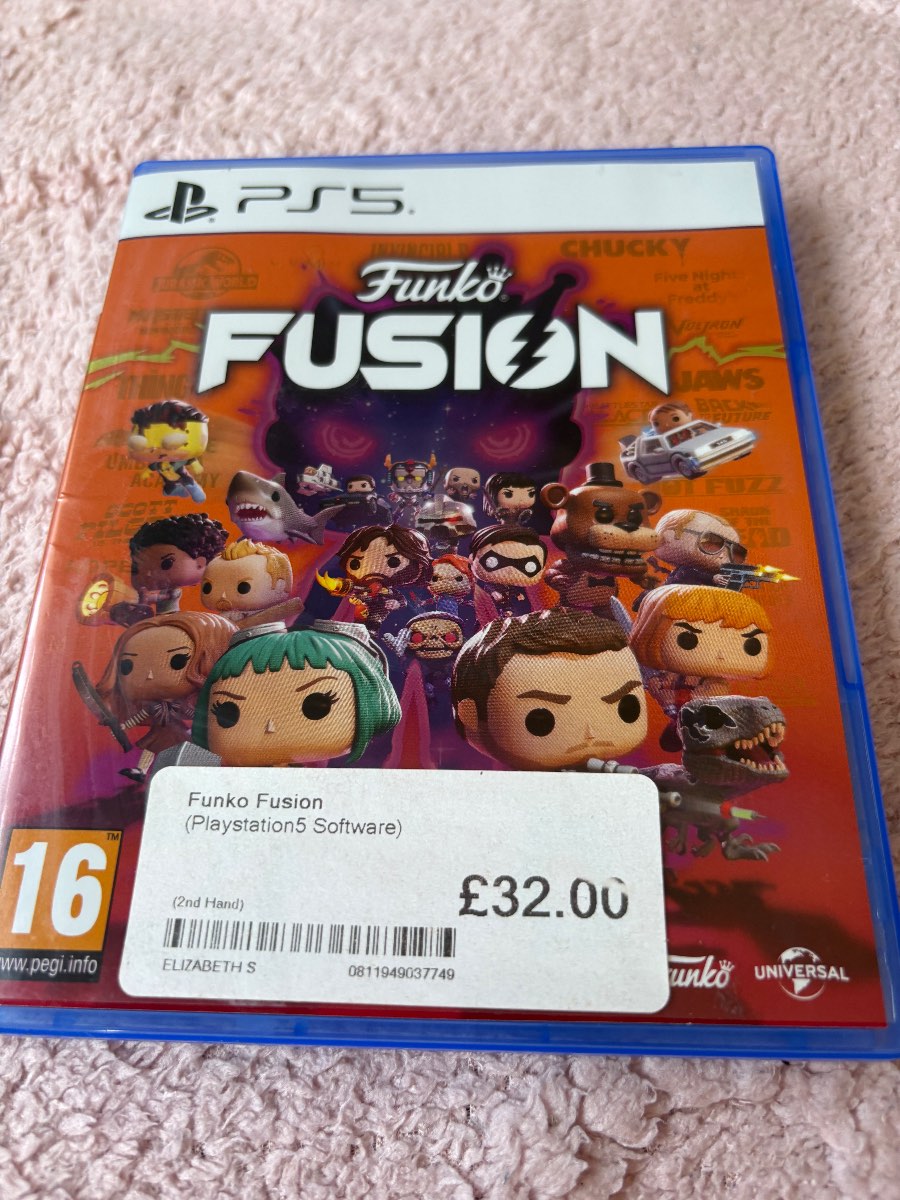 PS5 Funko Fusion game in excellent condition
