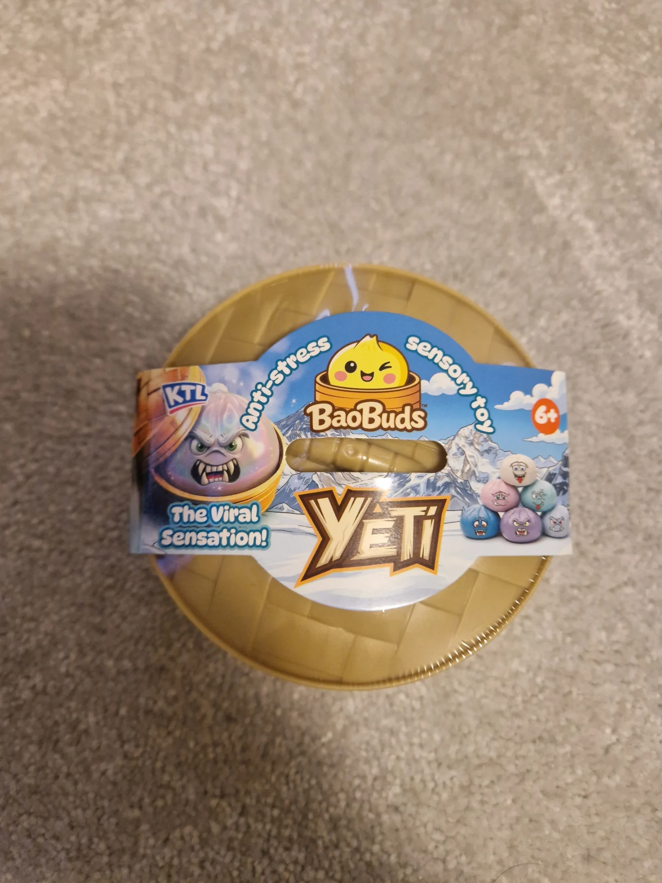 KTL Official Yeti Bao Bun Surprise – 8.5cm Squishy in Dumpling Mystery x1