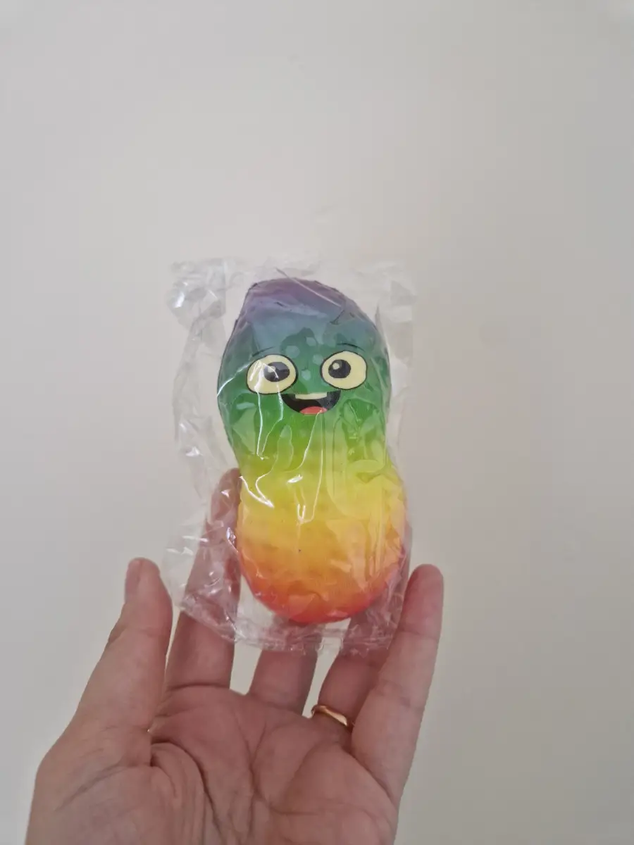 Squishy peanut rainbow colour slow rising foam