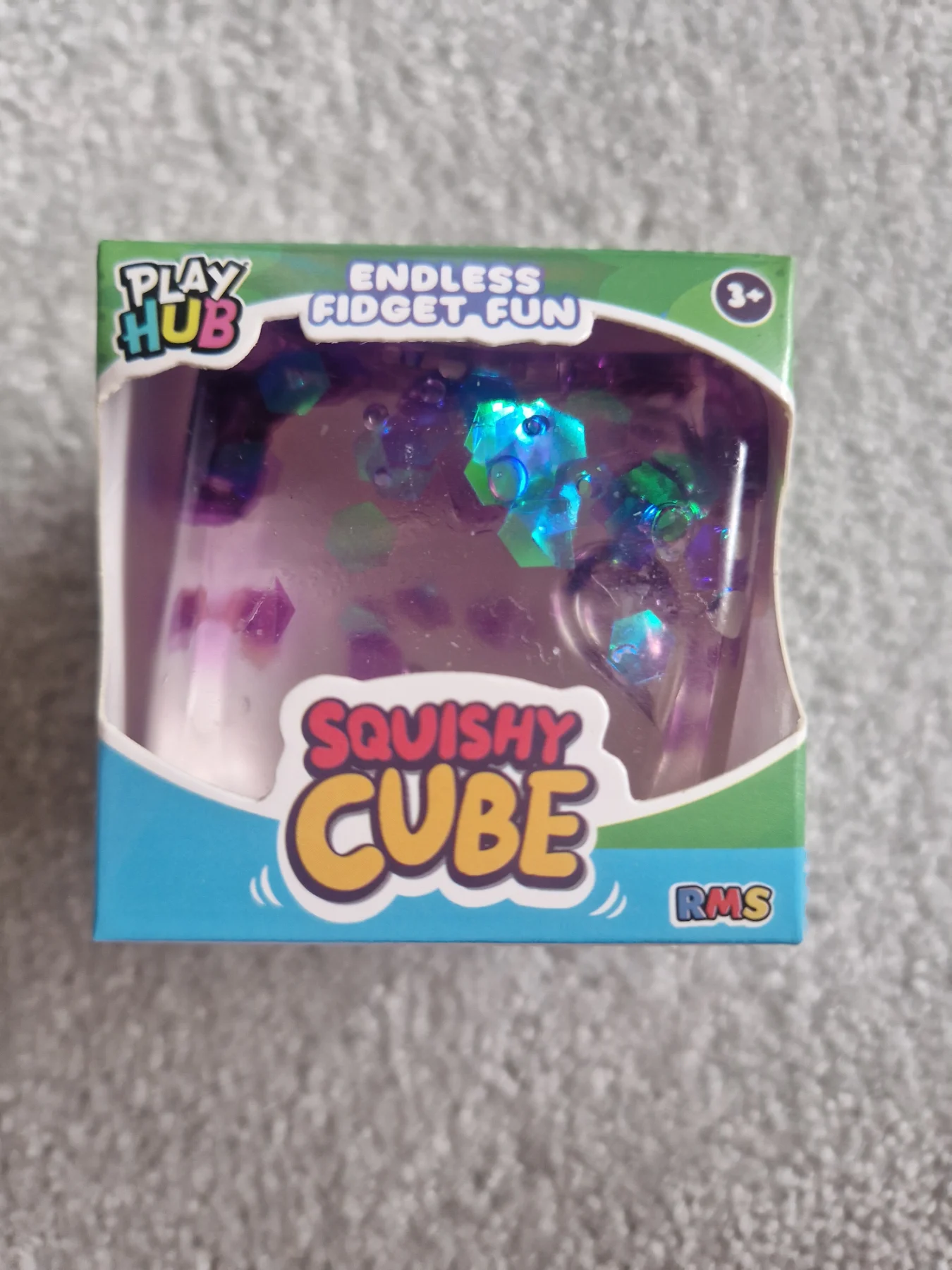 RMS Play Hub Squishy Cube Purple