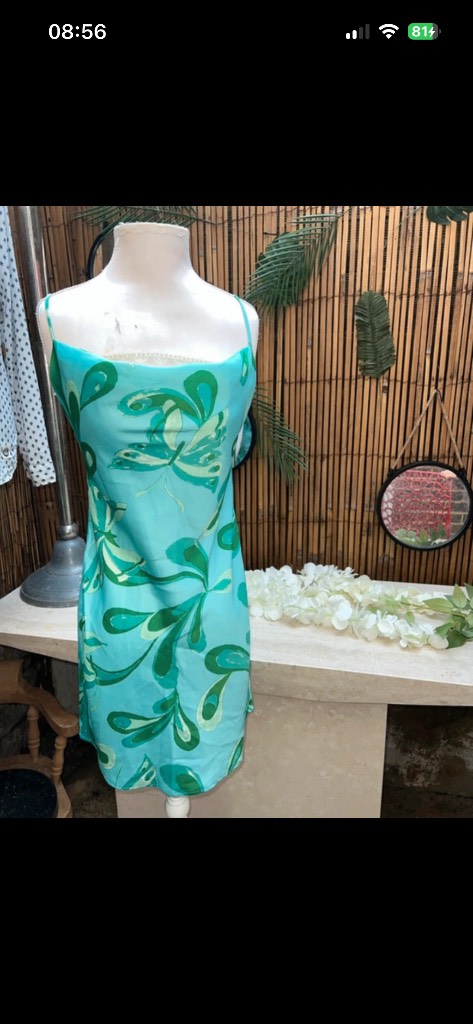 Urban Outfitters tropical slip mini dress size XS