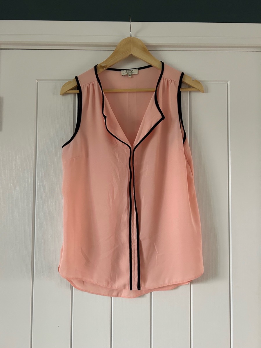 Women’s Papaya Top / Blouse Size 10