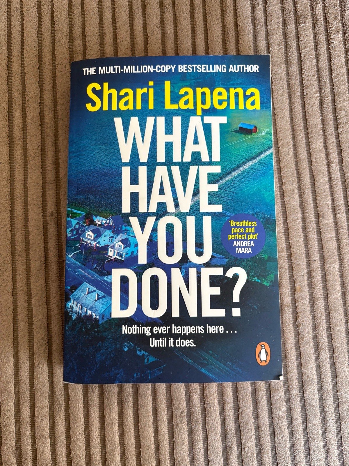 What Have You Done? by Shari Lapena (Paperback Thriller Book)