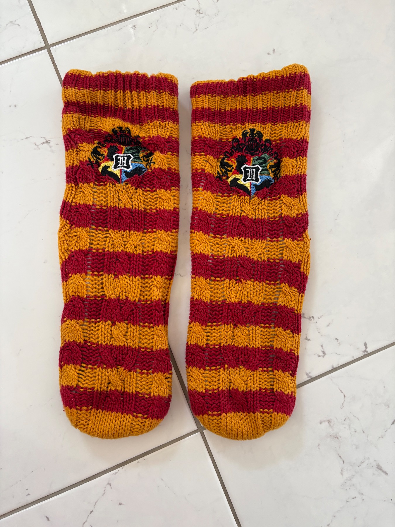 Official Harry Potter Gryffindor Knit Slipper Socks