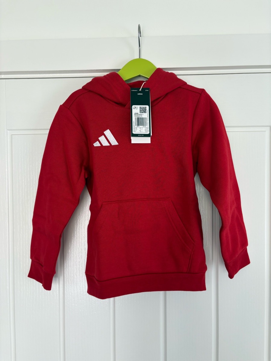 Brand New with Tags (BNWT) Kids Adidas Entrada 26 Hoodie - Age 5-6 Years