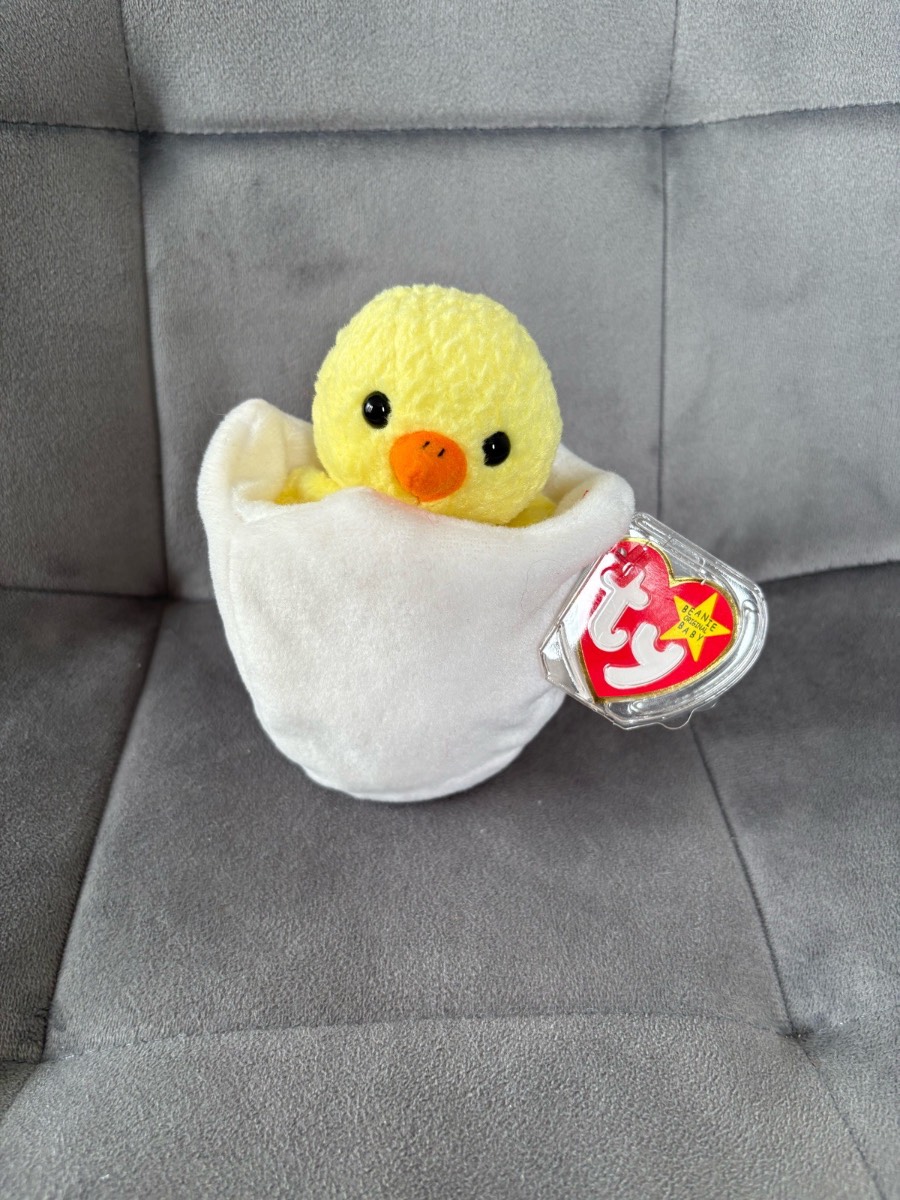 Original Ty Beanie Baby Eggbert the Chick | 1998 | With Tags | Retired