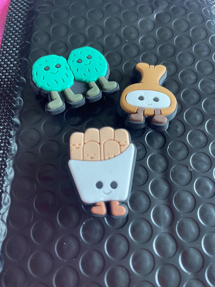 amusable croc charms set of 3 brand new