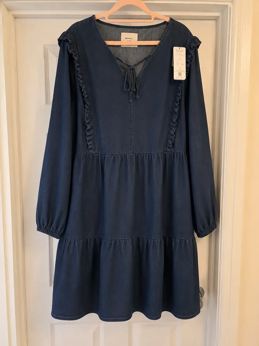 Size 26 denim dress brand new