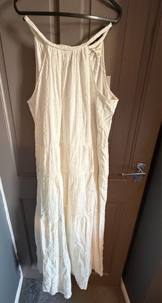M & S Broderie Midi Dress