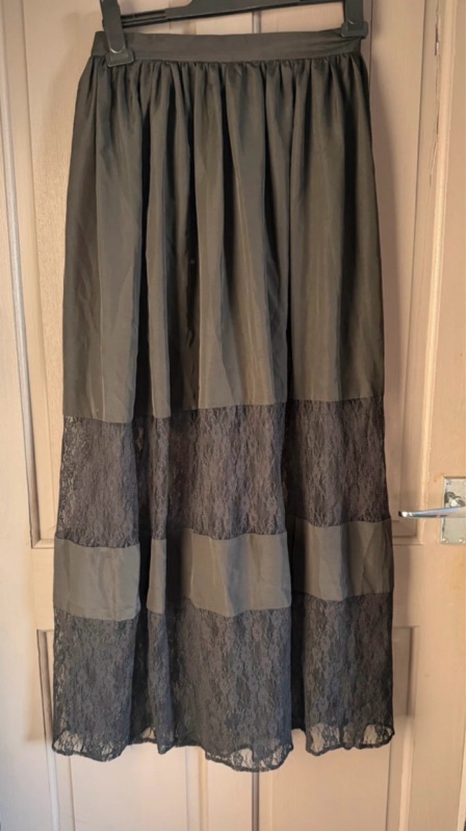 Miss Selfridge Black Maxi Skirt