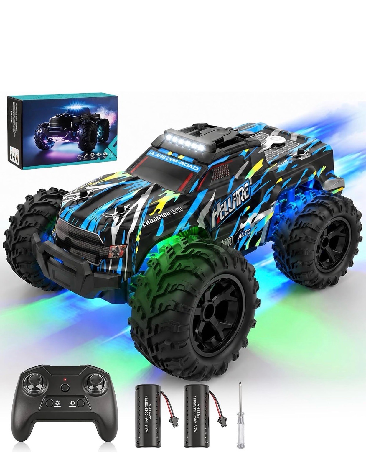 Fast off-road RC cars for outdoor play, Perfect birthday and holiday toy gift for boys and kids aged