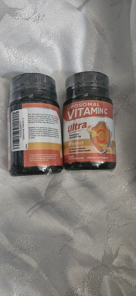 Liposomal Vitamin C Ultra 2000mg Capsules 120 Count Dietary Supplement x2