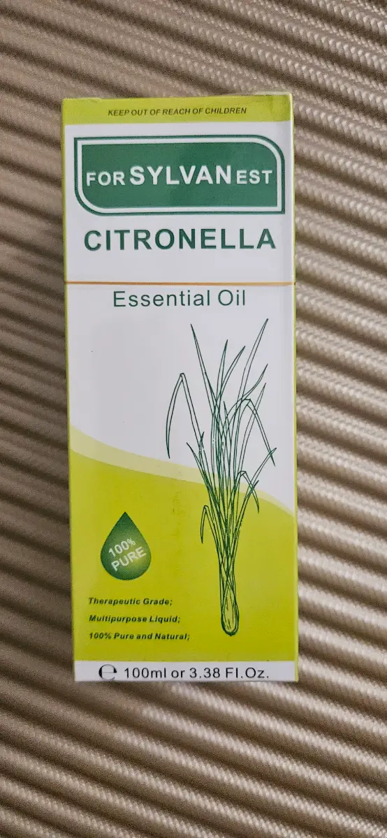 Sylvanest 100% Pure Citronella Essential Oil 100 ml Aromatherapy UKCA