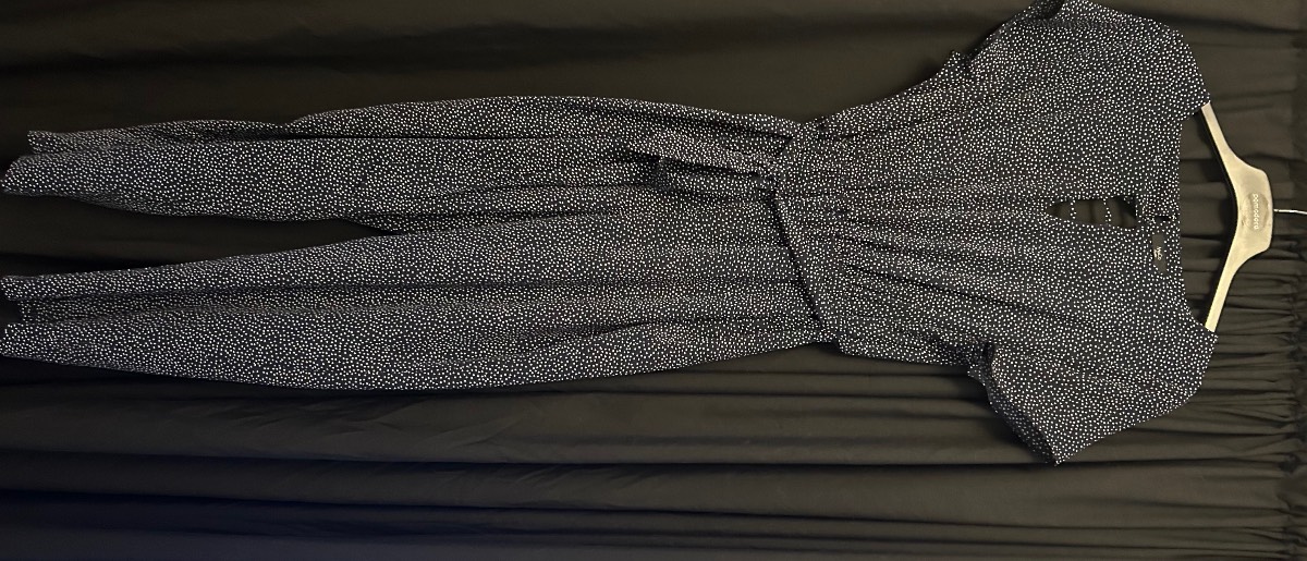 M and co polka dot jumpsuit size 16 petite