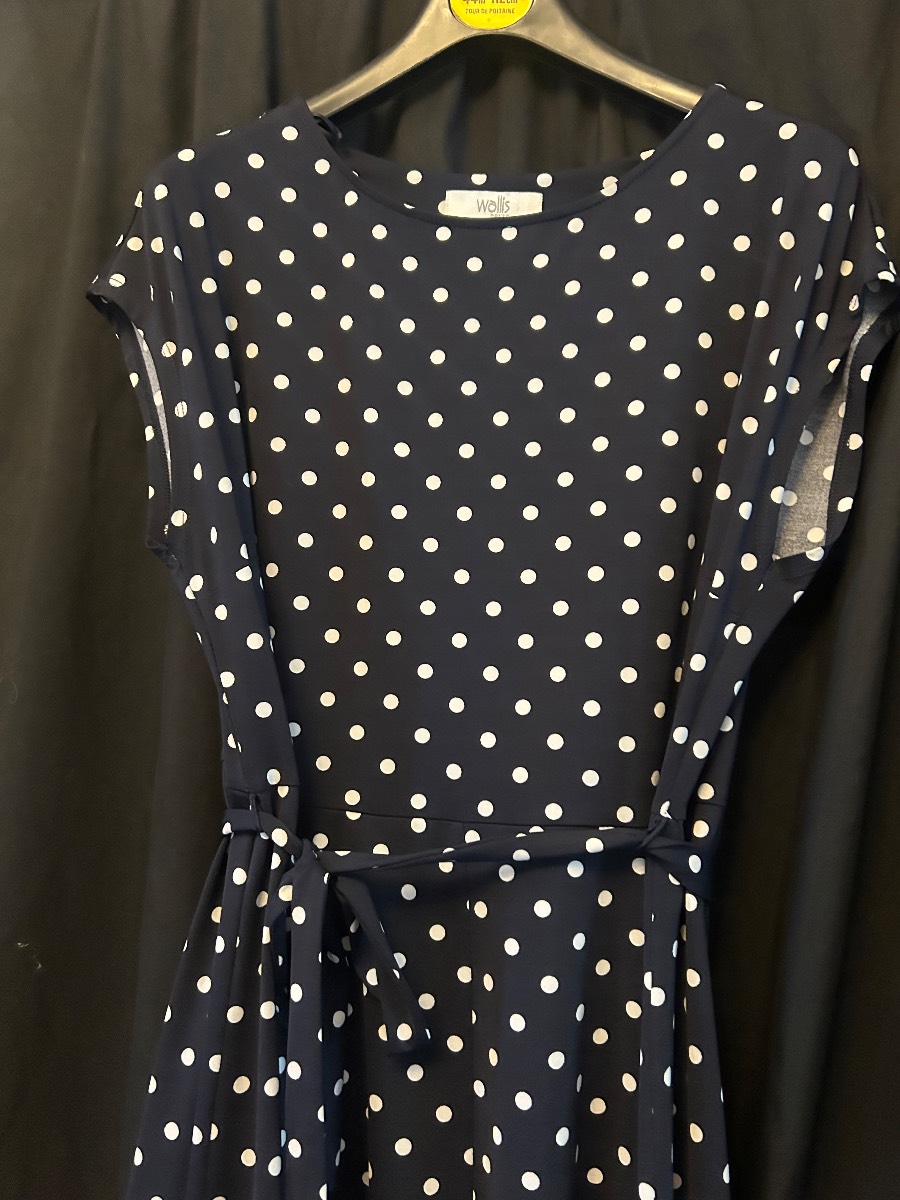 Wallis polka dot dress size 18 petite