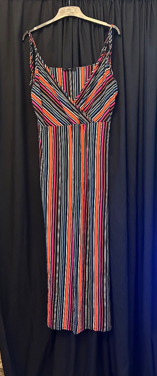 F + F striped summer dress size 18 summer holidays
