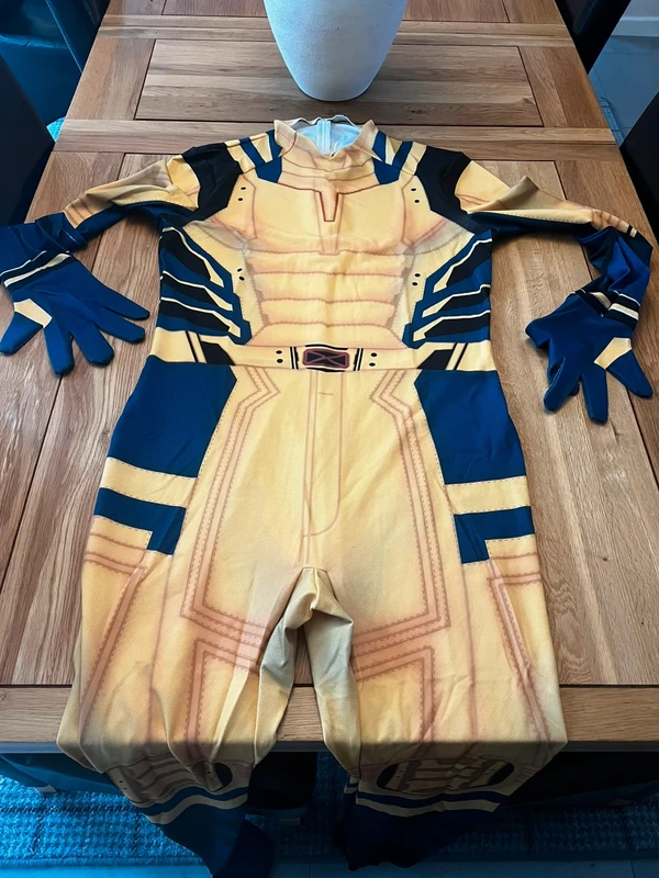 Wolverine Cosplay Zentai Bodysuit 3D printed Men's long-sleeved Fancy Dress - L