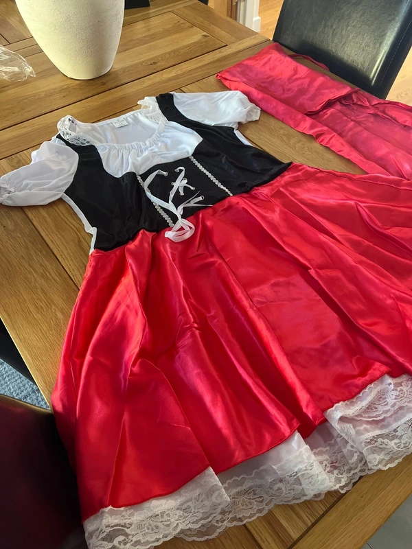 Deluxe Little Red Riding Hood Storybook Woman Halloween Fancy Dress Costume Size 14 (XL)