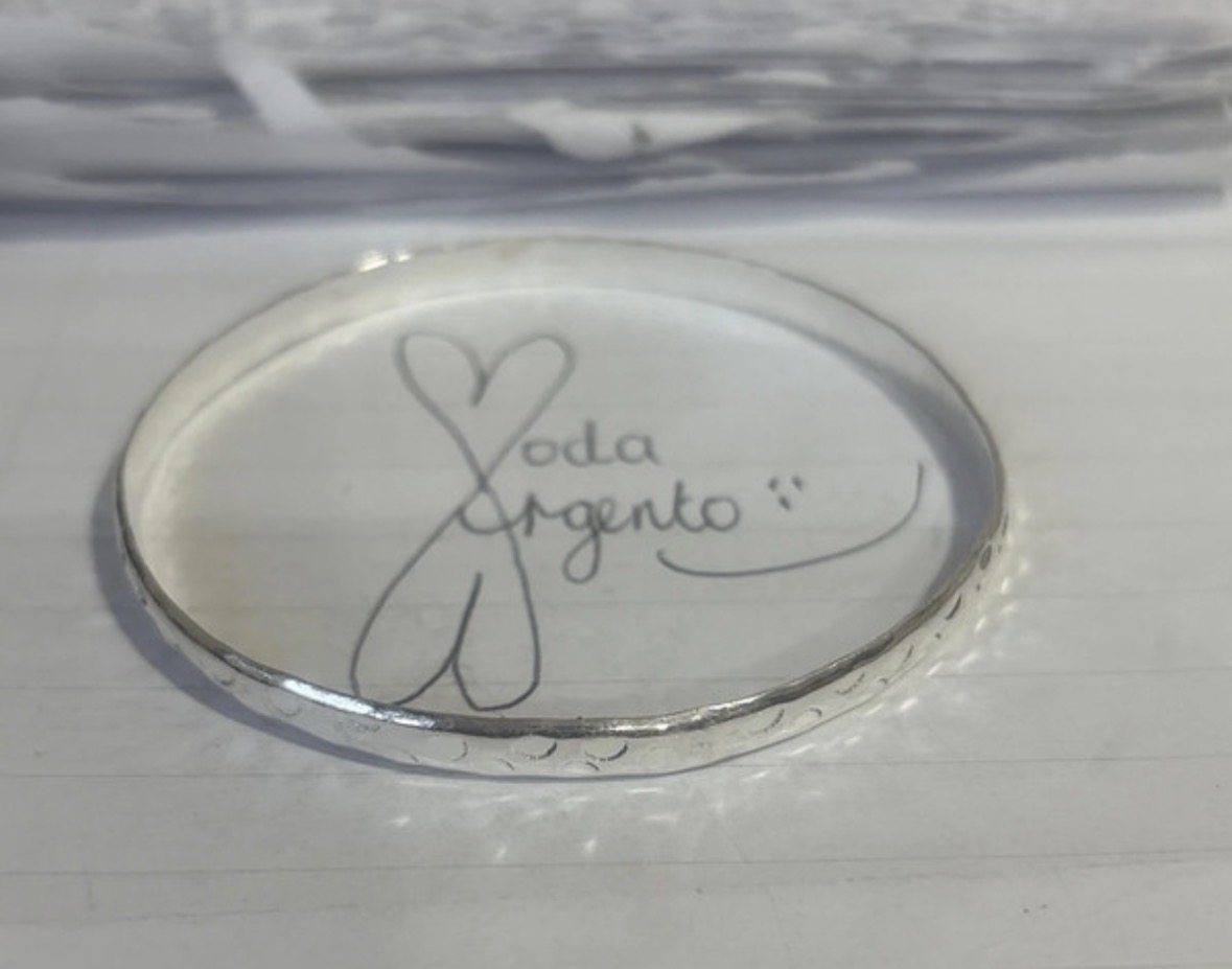 Sparkly 925 Stamped Bangle
