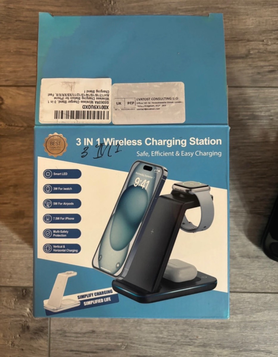 3in1 wireless charging station