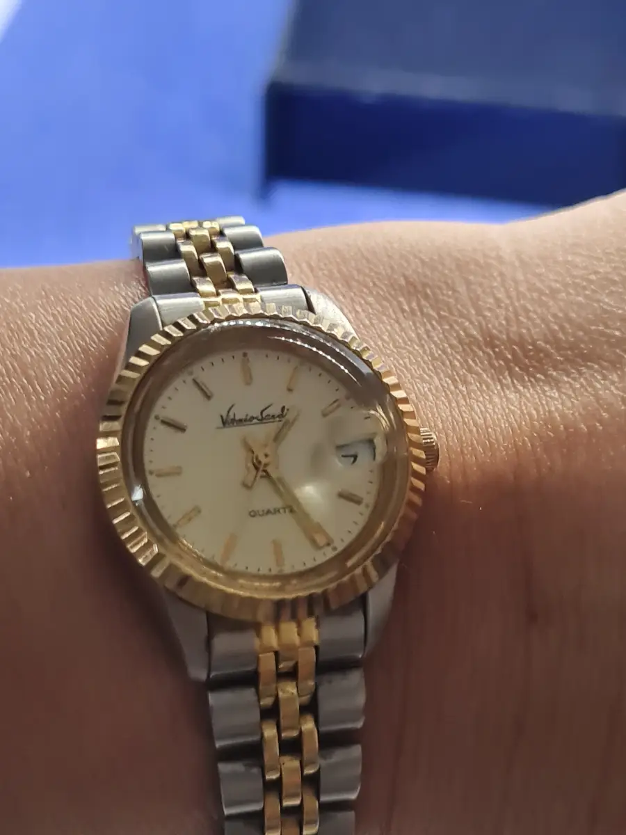 Vintage vitorio sardi quartz stainless Steel watch