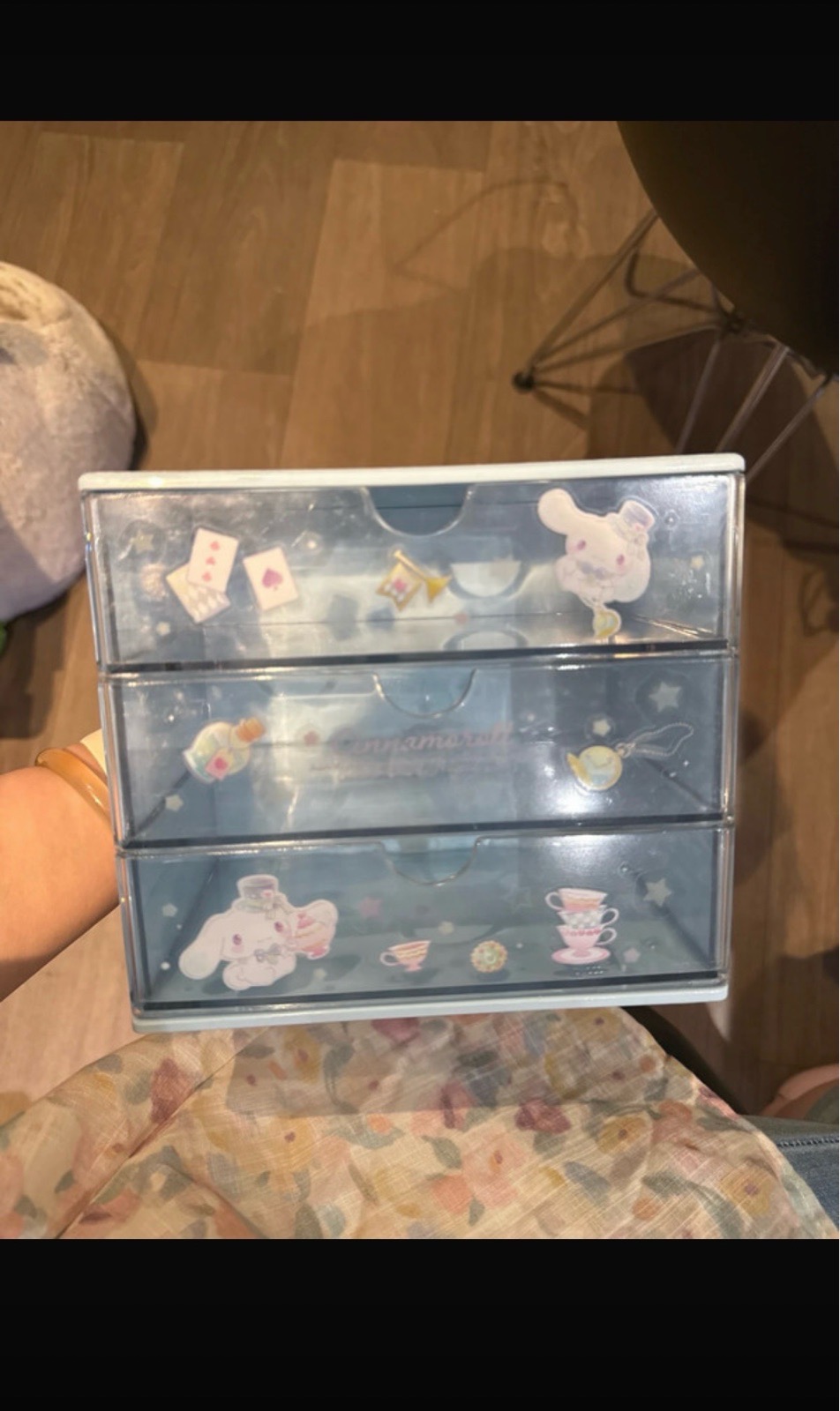 Sanrio Cinnamoroll desk organiser drawers