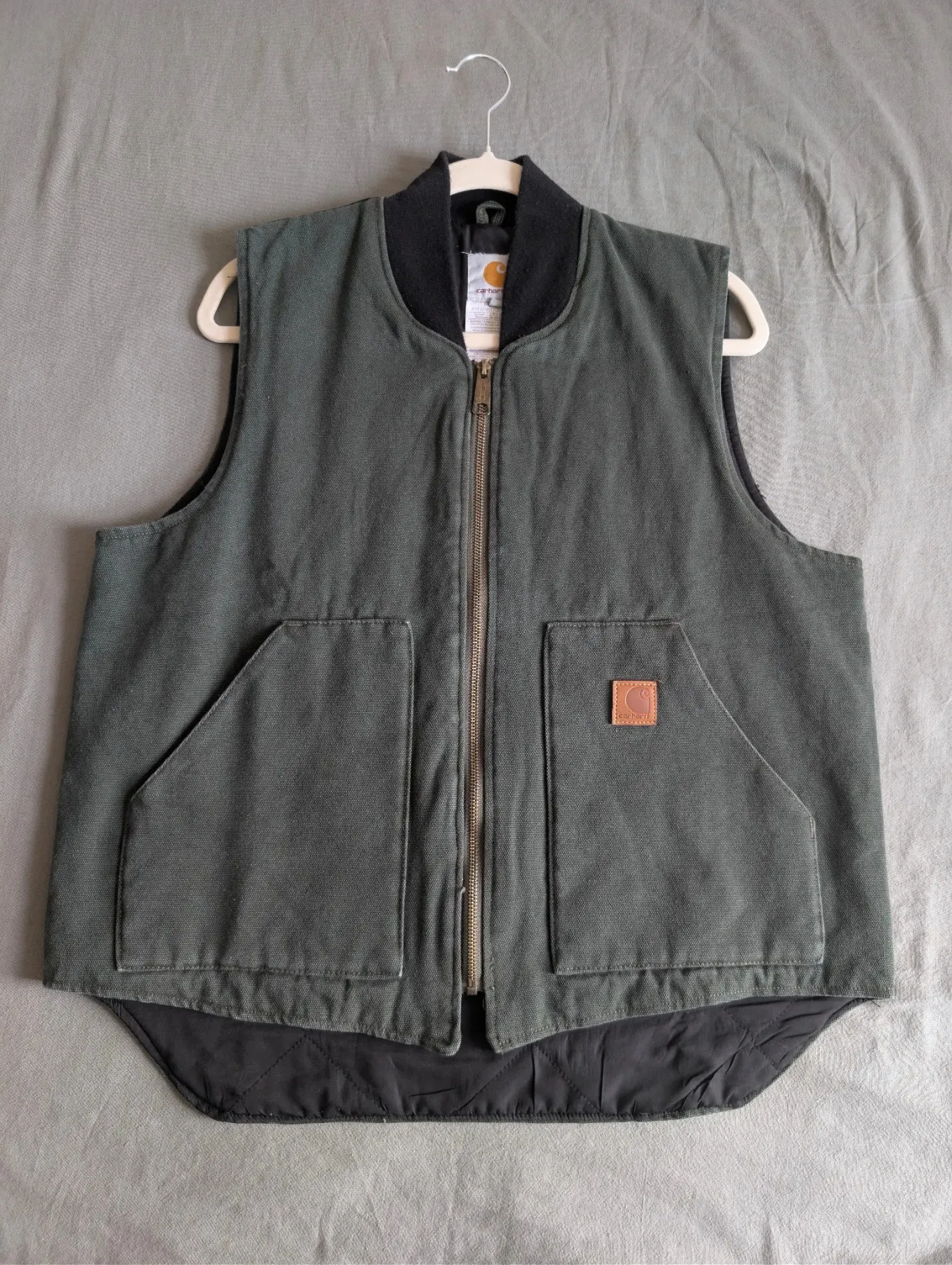 Mens Carhartt padded Duck Gilet size M