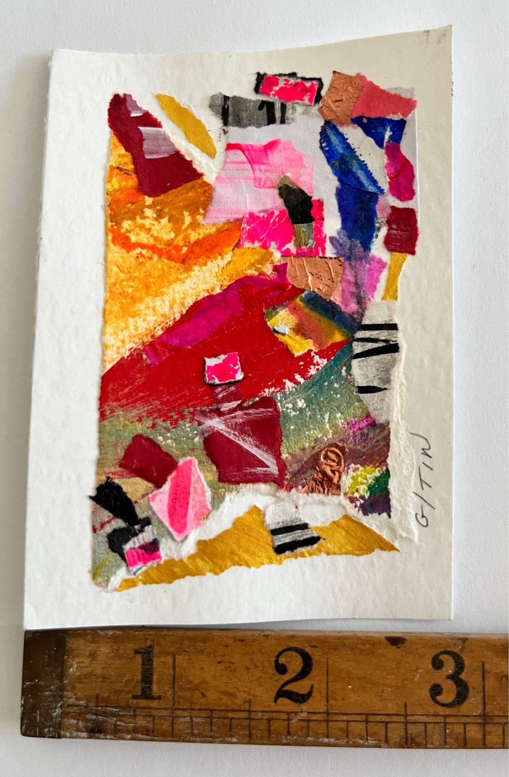 Summer Original Mini Artist Collage