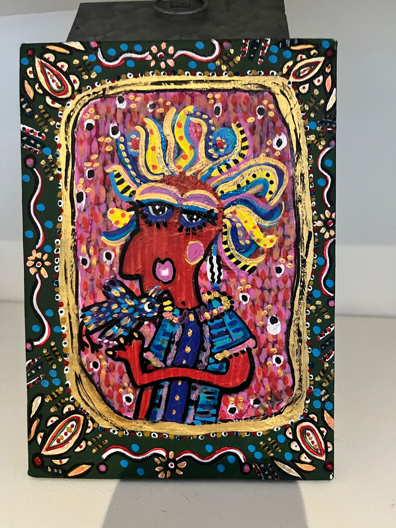 A Bird In Hand- Original painting