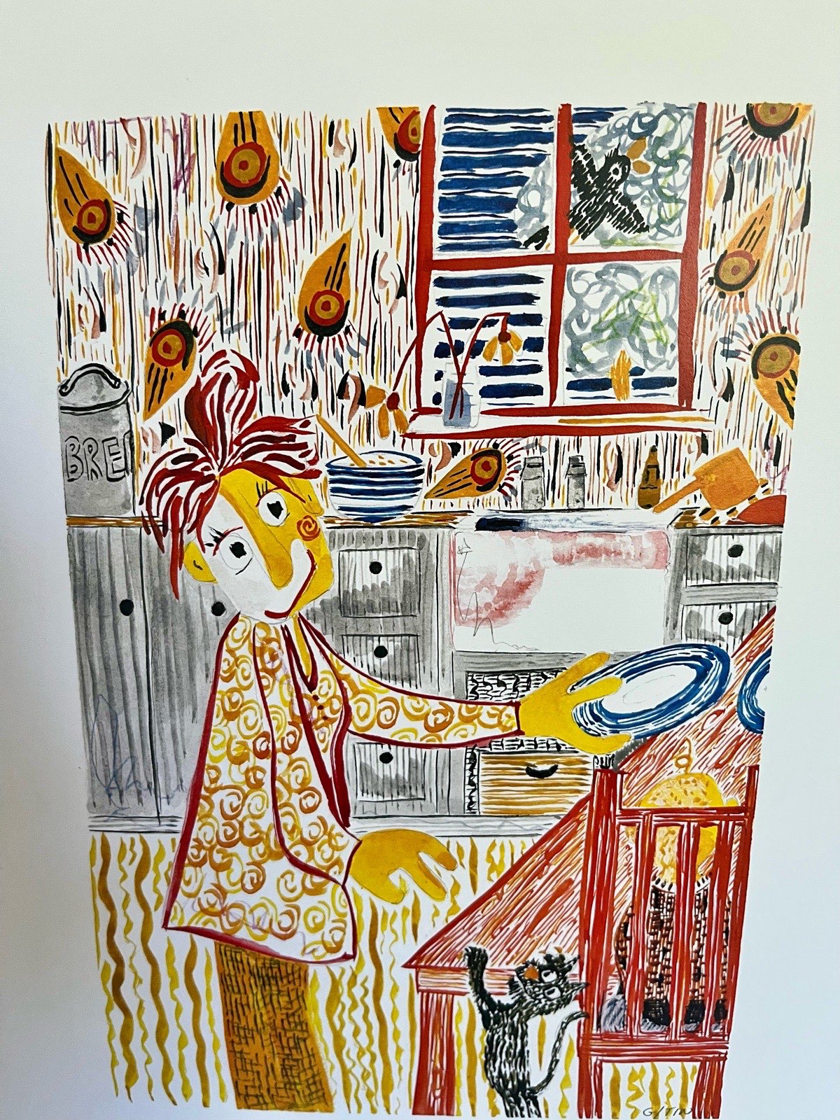 Flow Cook Tea Original watercolour