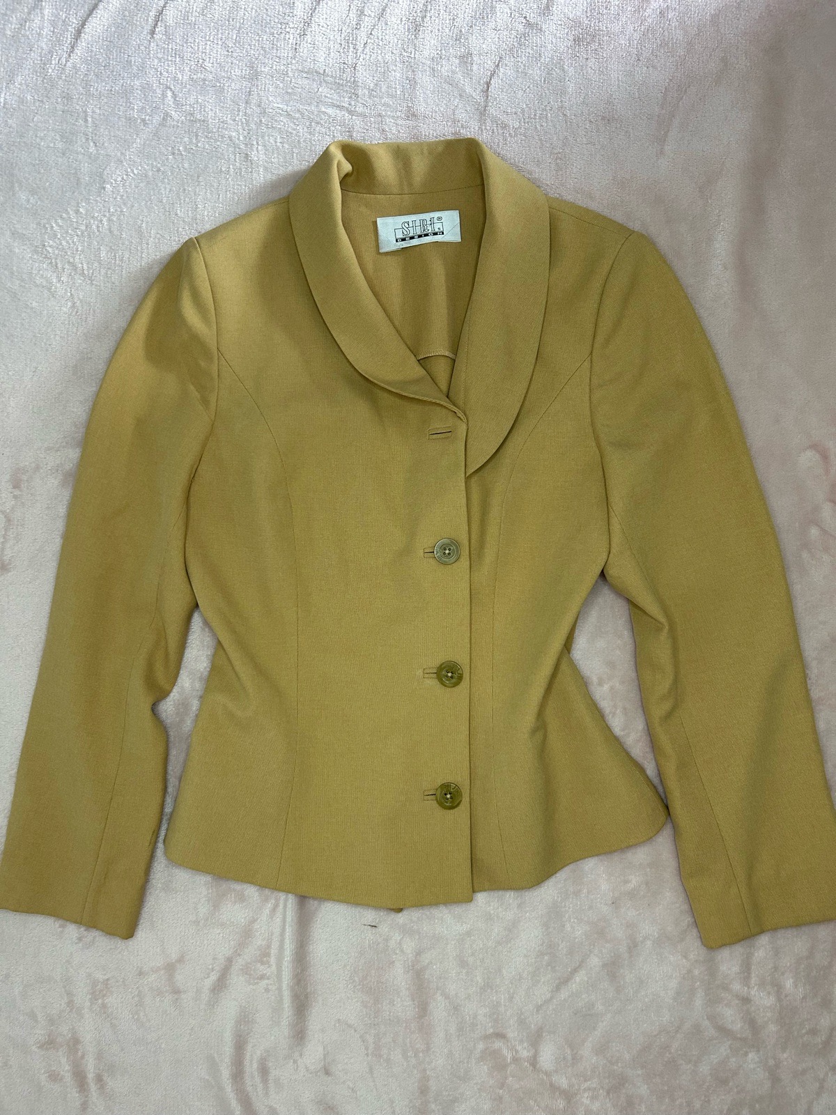 Beige/ tan vintage style blazer size S