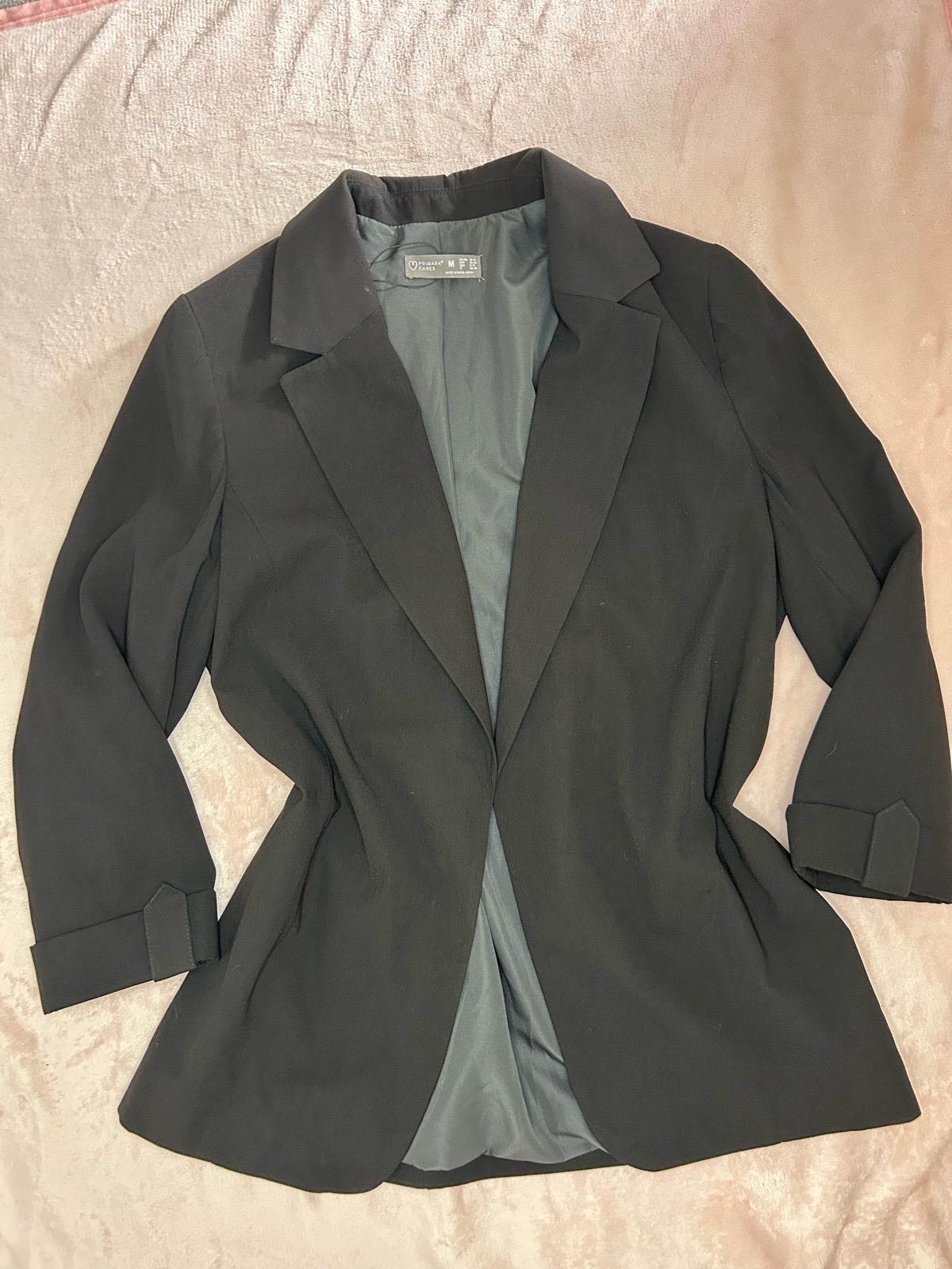 Black blazer size m 12-14