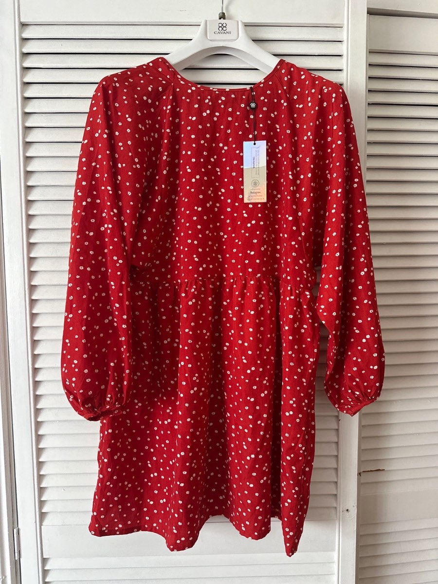 Gorgeous Daisy street red long sleeved dress