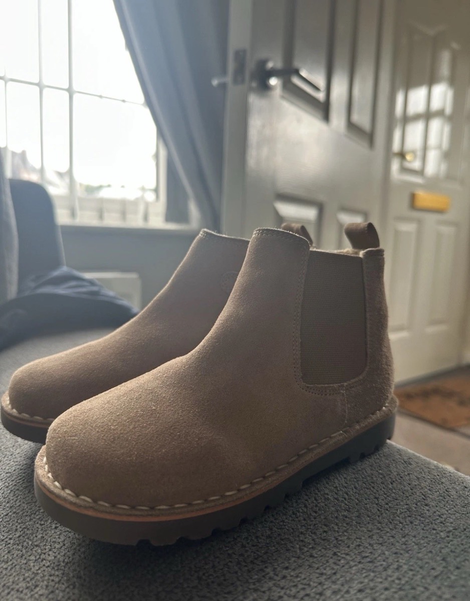 Kids next size 10 fur lined boots